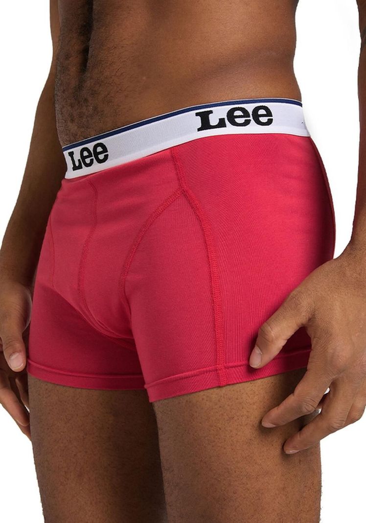 Boxer Hombre 2-pack Trunk White & Red-2