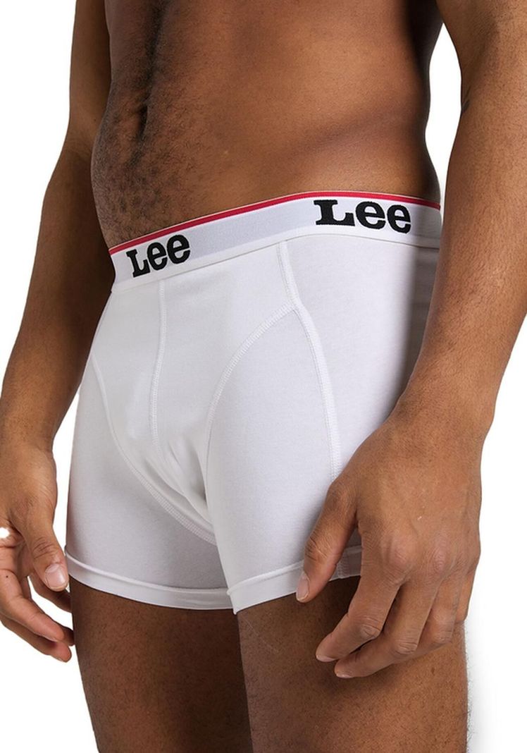 Boxer Hombre 2-pack Trunk White & Red-0