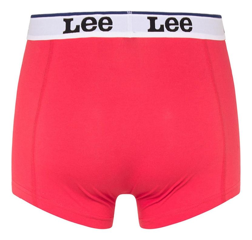 Boxer Hombre 2-pack Trunk White & Red-3