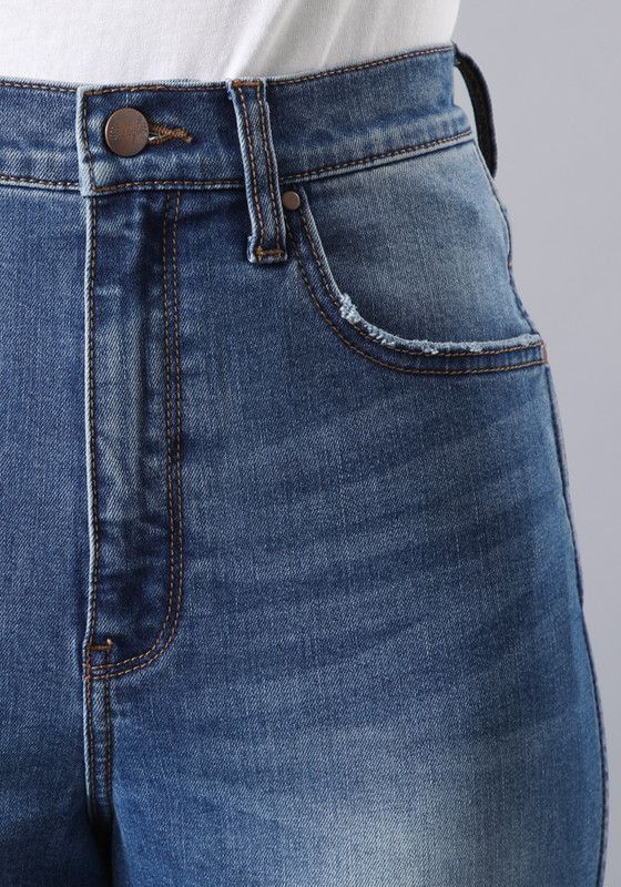 Jeans Mom Tiro Alto Azul Medio-3