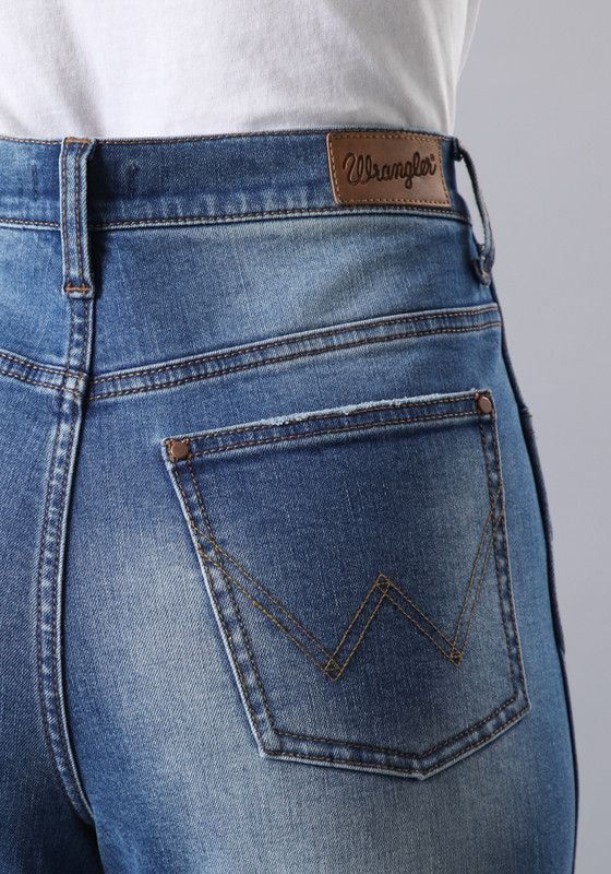 Jeans Mom Tiro Alto Azul Medio-4