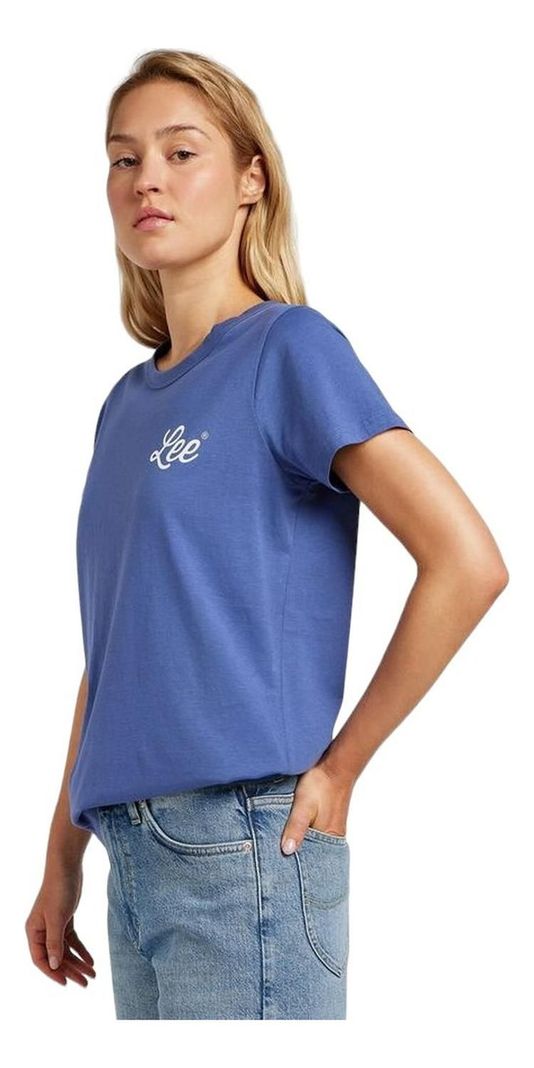 Polera Mujer Graphic Beach Tee Surf Blue-3