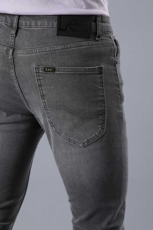 Jeans Malone Skinny Tiro Medio Fit Gris-3