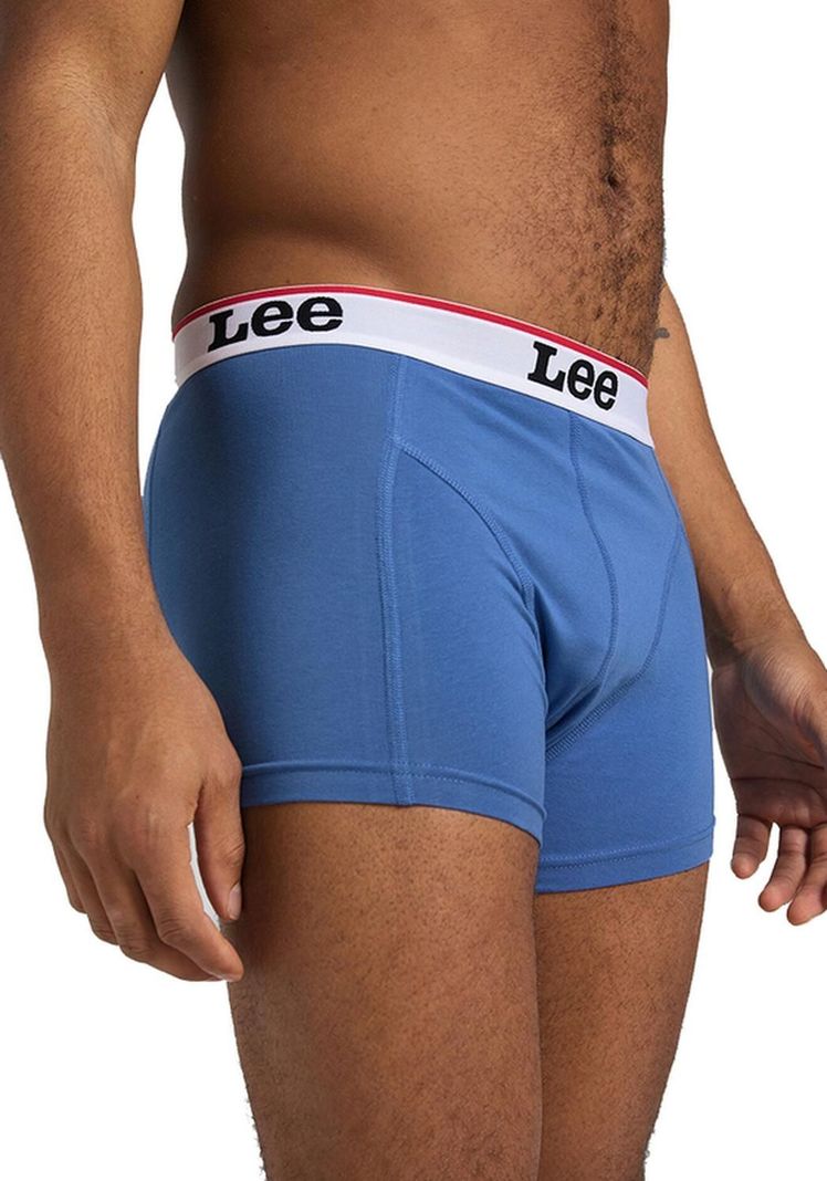 Boxer Hombre 2-pack Trunk White & Blue-2
