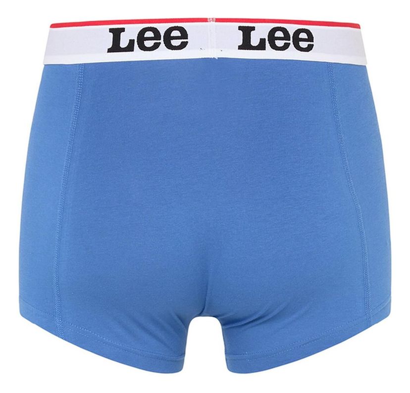 Boxer Hombre 2-pack Trunk White & Blue-3