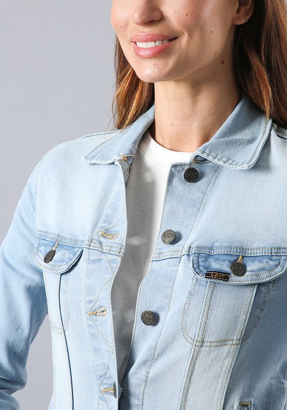 Chaqueta Slim Rider Azul Claro-3