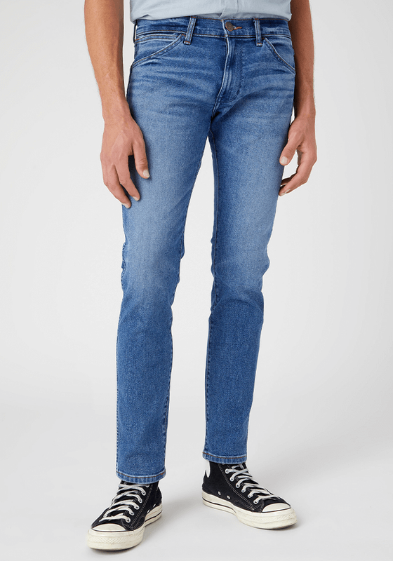 Jeans Bryson Skinny Fit Azul Medio-0