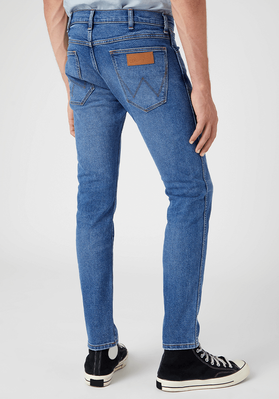 Jeans Bryson Skinny Fit Azul Medio-1