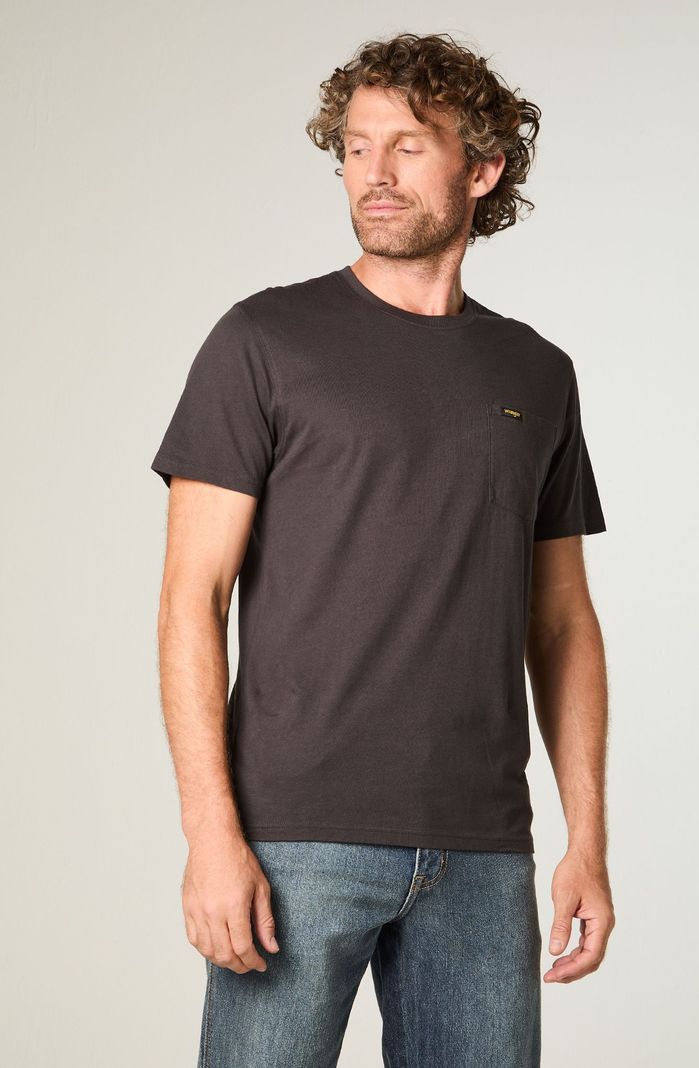 Polera Hombre Ss Pocket Tee Regular Fit Negro S