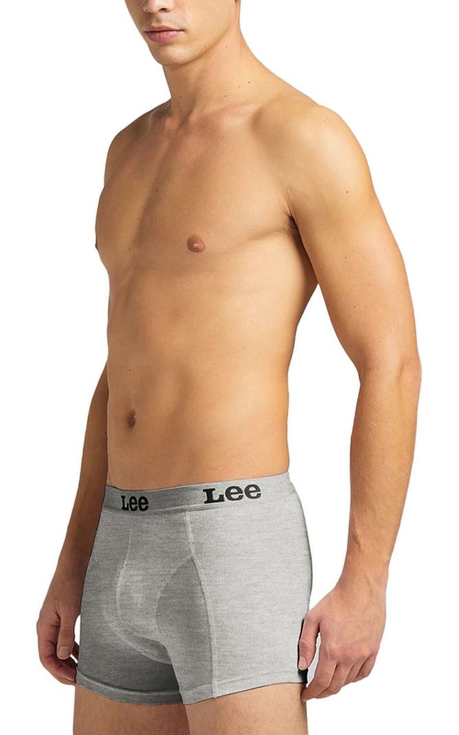 Boxer Hombre 2-pack Trunk Grey Mele-2