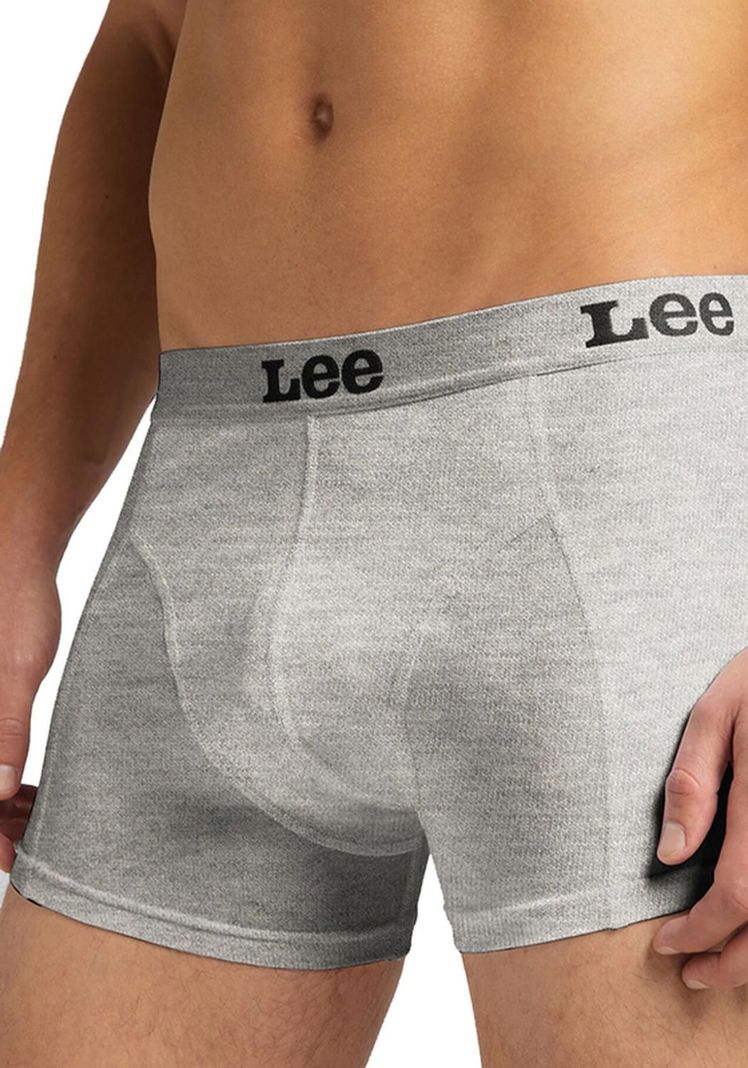 Boxer Hombre 2-pack Trunk Grey Mele-3