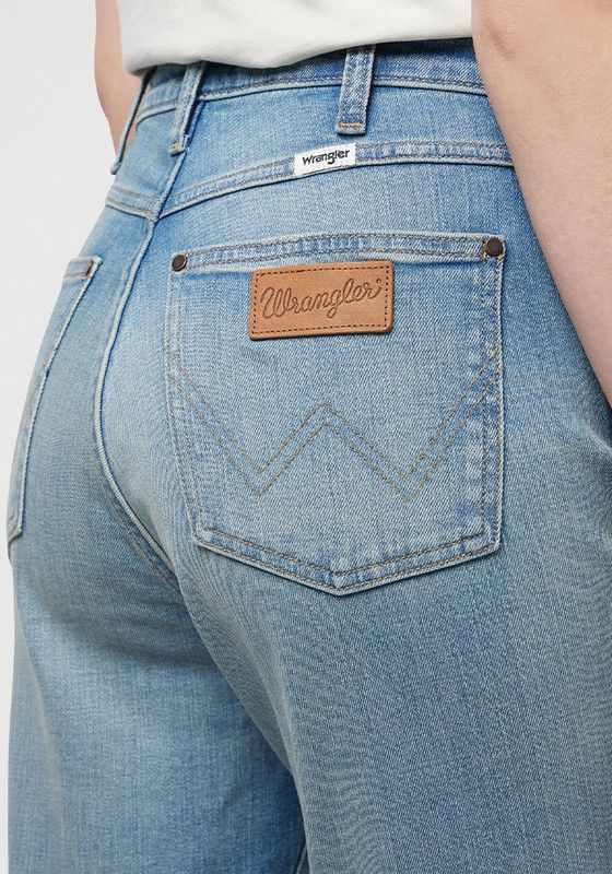 Jeans Walker Slim Tiro Alto Azul Claro-4