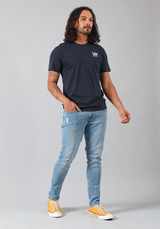 Jeans Lee Skinny Fit Azul Medio-2
