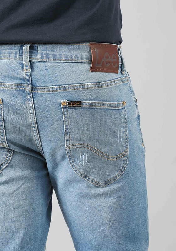 Jeans Lee Skinny Fit Azul Medio-3