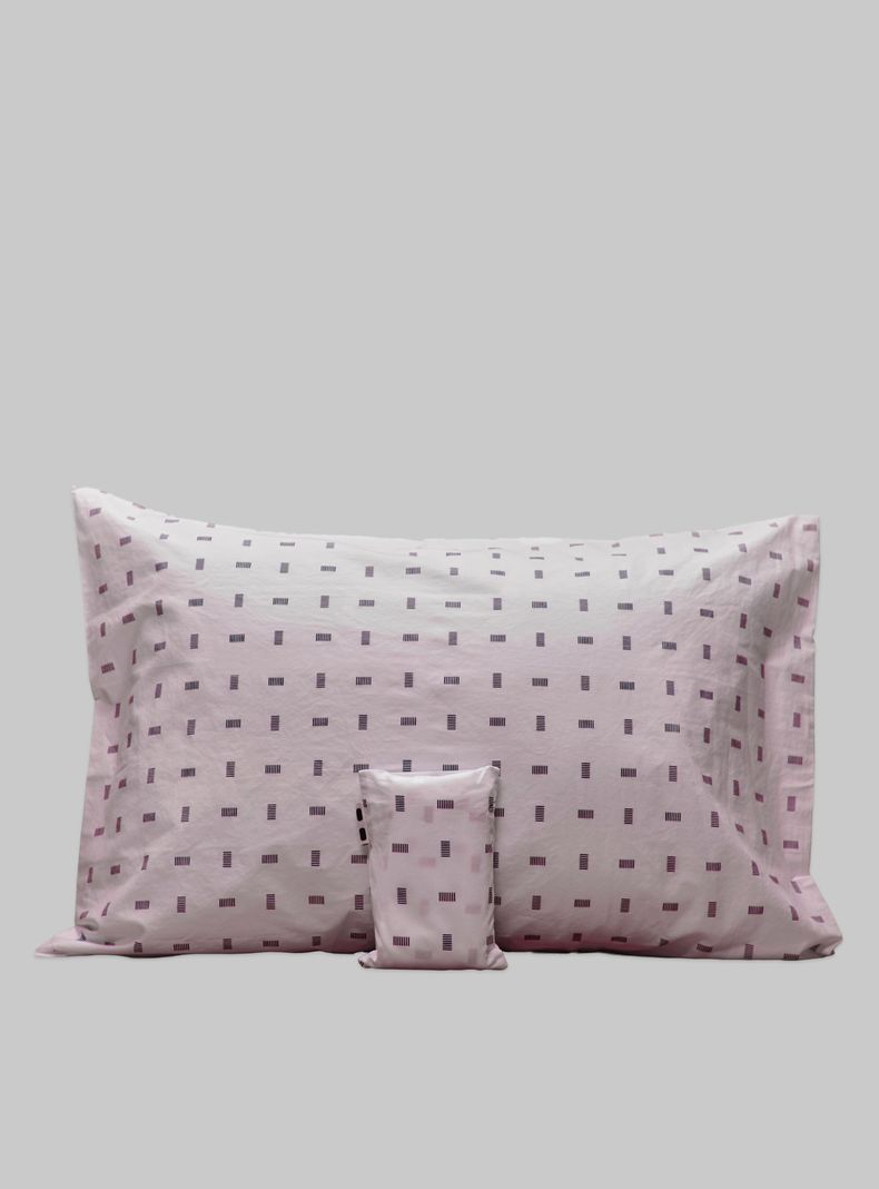 Set 2 fundas de almohadas americanas 100% algodón 200 hilos, color blanco / azul tamaño 50x90cm.-0
