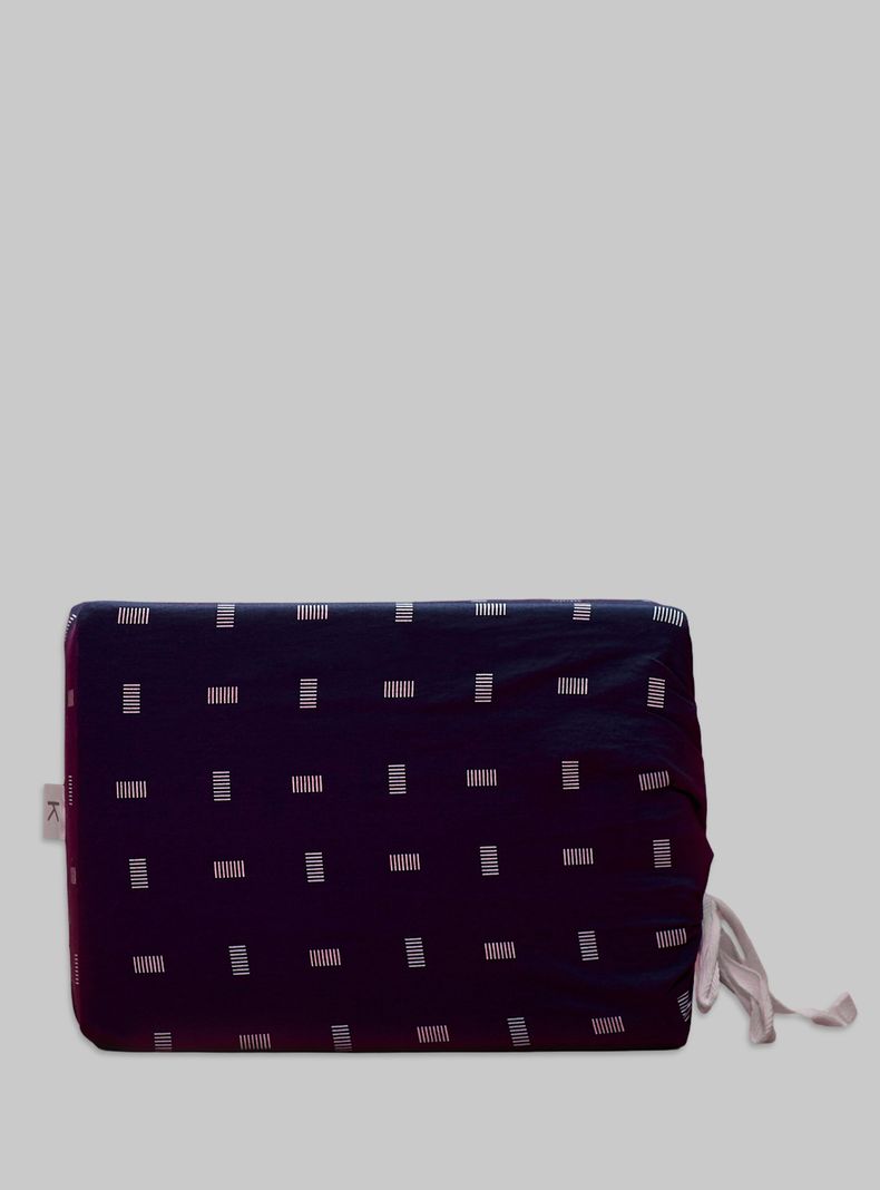 Funda plumón nórdica, estampada 100% algodón 200 hilos, color azul / blanco tamaño king-1