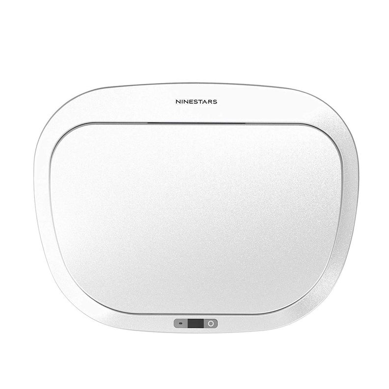 Basurero Automatico Papelera Inteligente Sensor 80 Lts Silver Acero Inoxidable-5