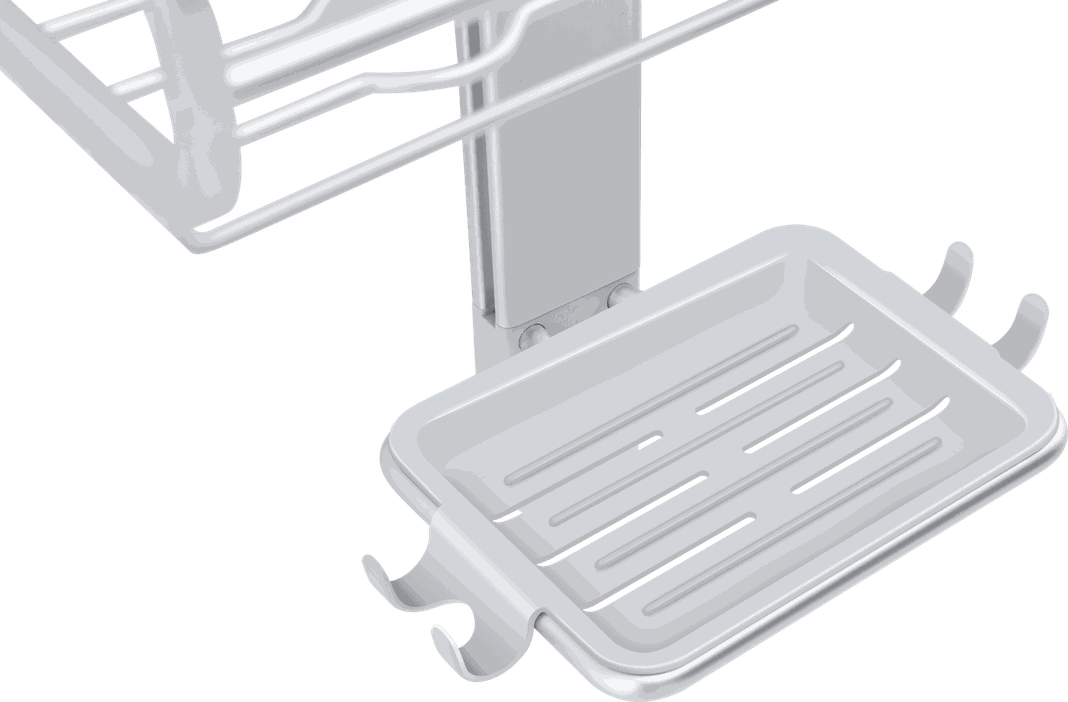 Organizador colgante de ducha aluminio inoxidable baño-6