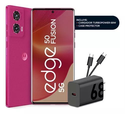 Smartphone Motorola Edge 50 Fusion 5G Rosa Fragola 256 GB 8 GB RAM-1