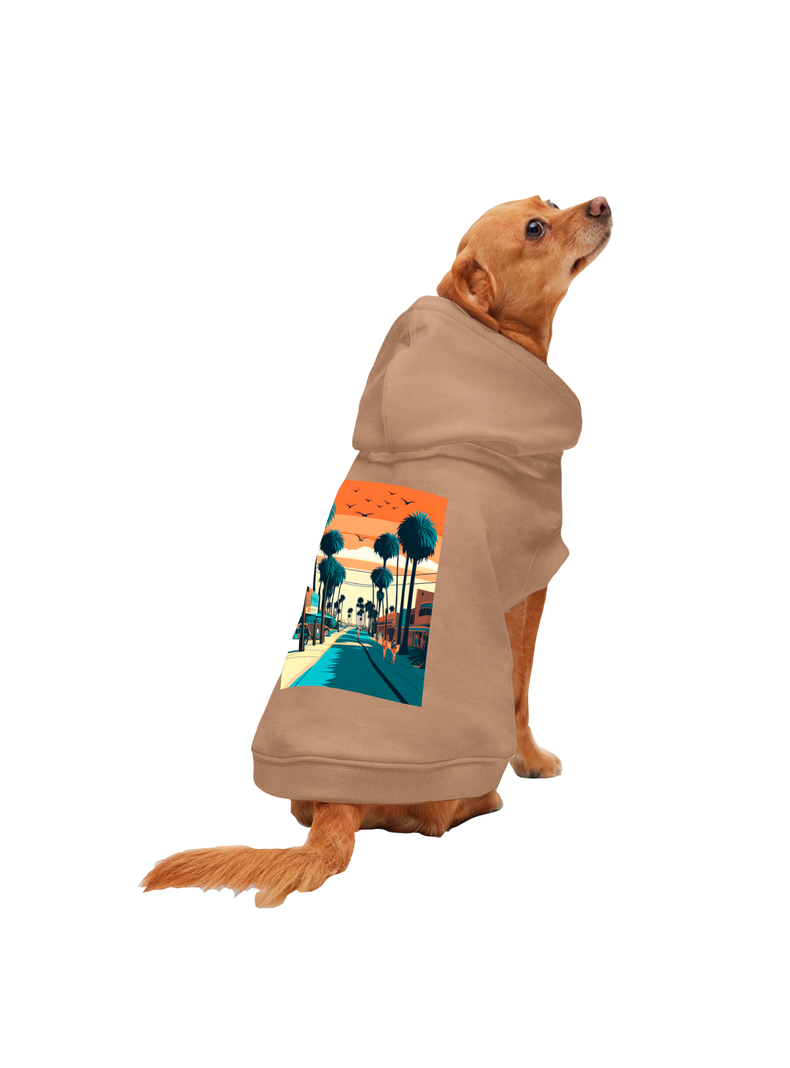 Poleron Hoodie Color Beige -0