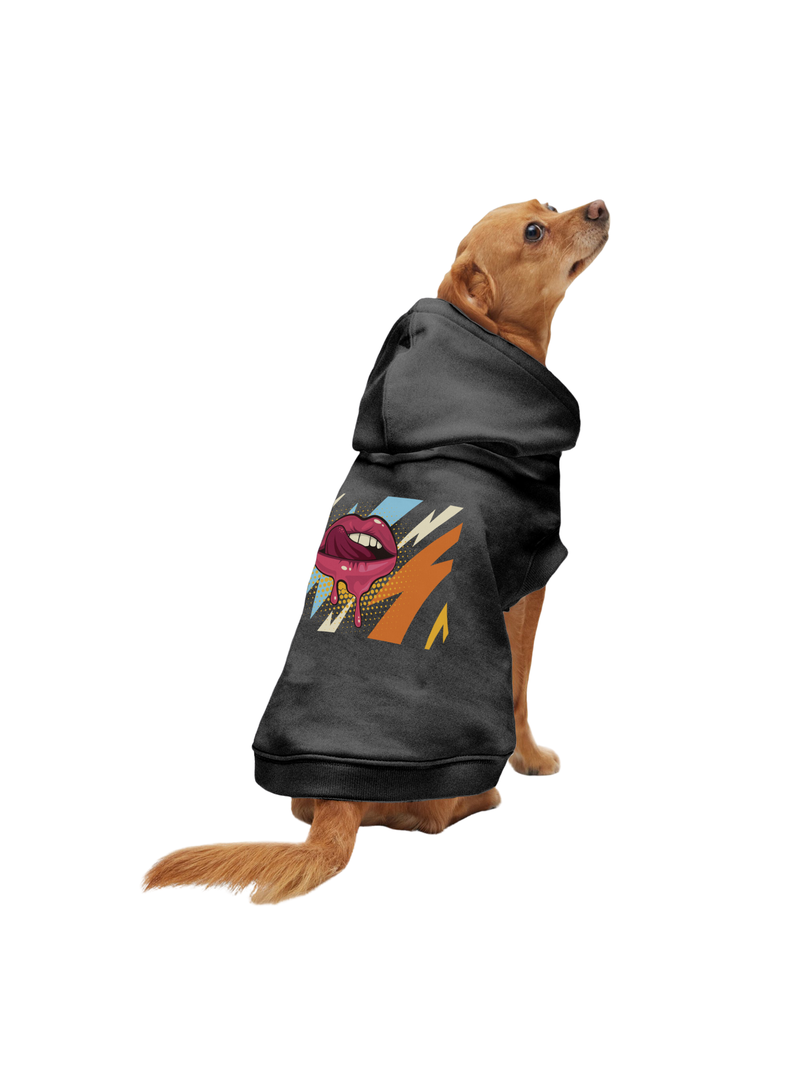 Poleron Hoodie Color Negro -0