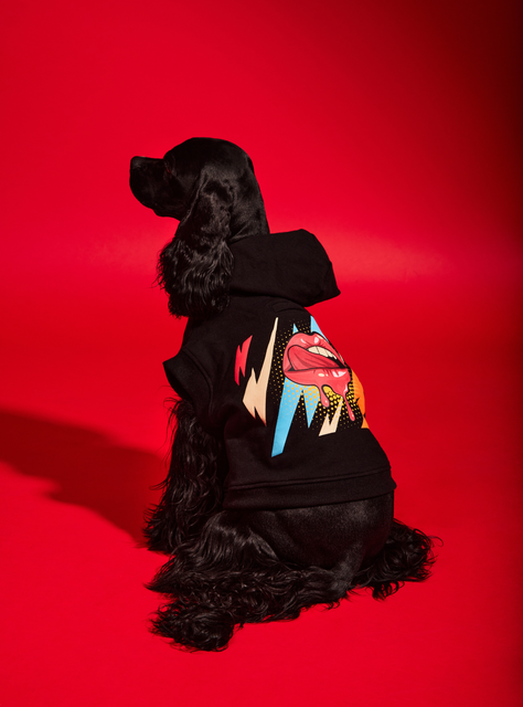 Poleron Hoodie Color Negro -3