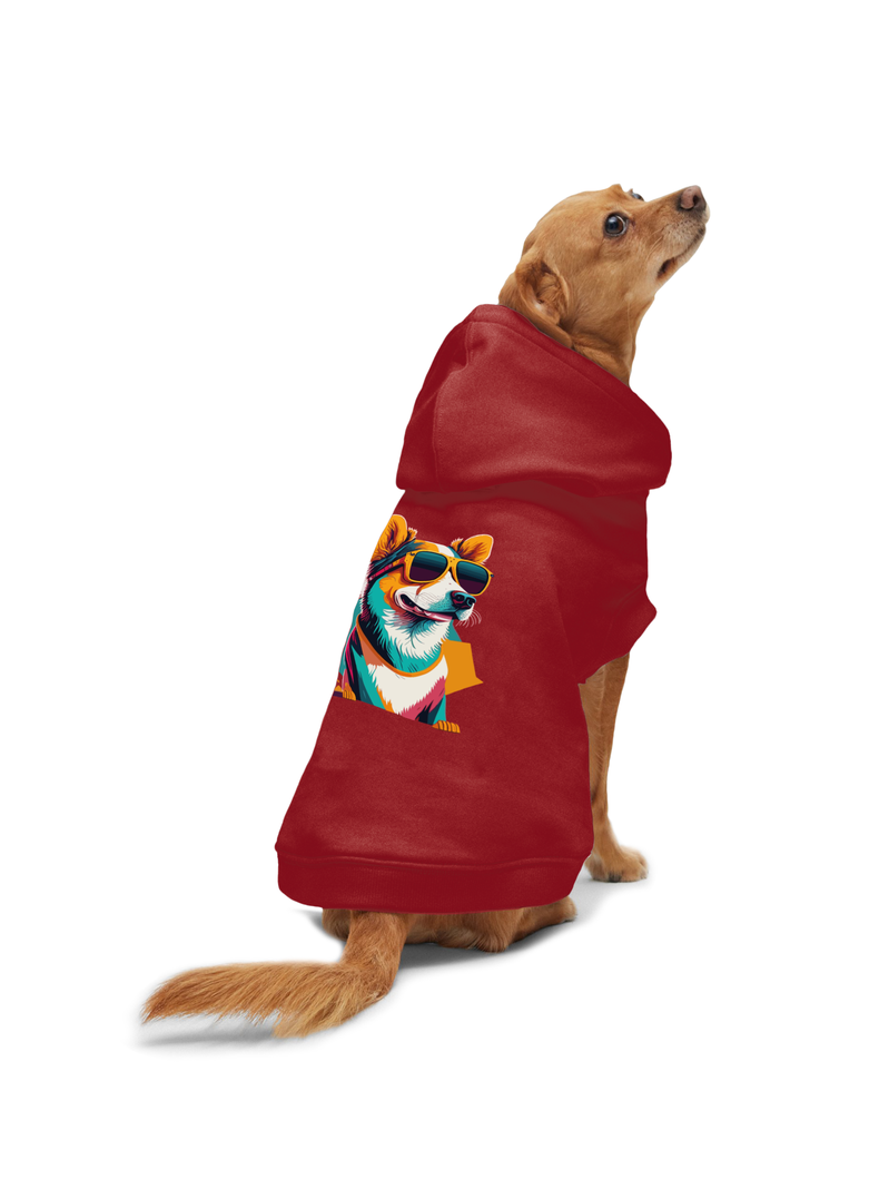 Poleron Hoodie Color Rojo -0