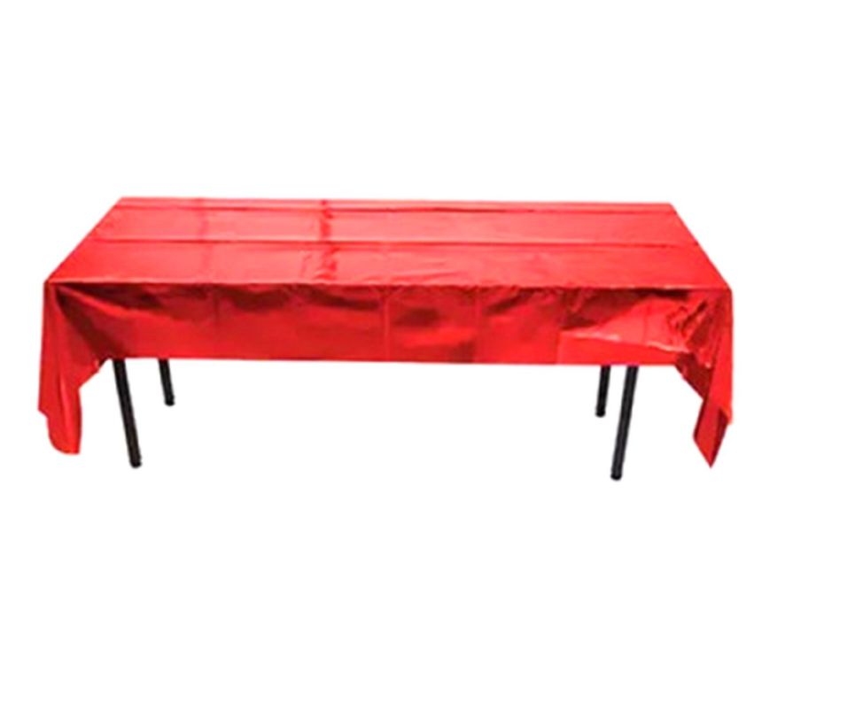 Mantel Metalizado Rojo-0