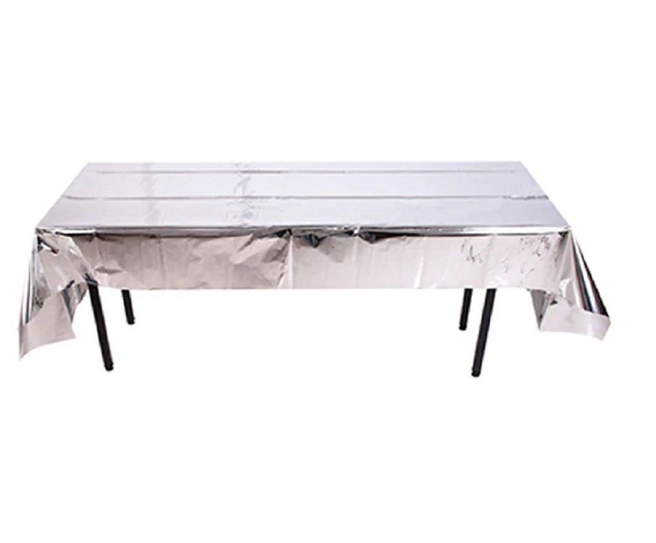 Mantel Metalizado Plata-0