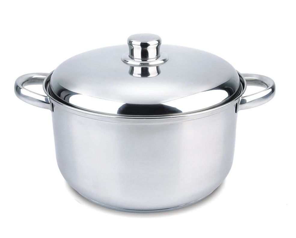 Olla Acero Inoxidable HM 24x12cm-0