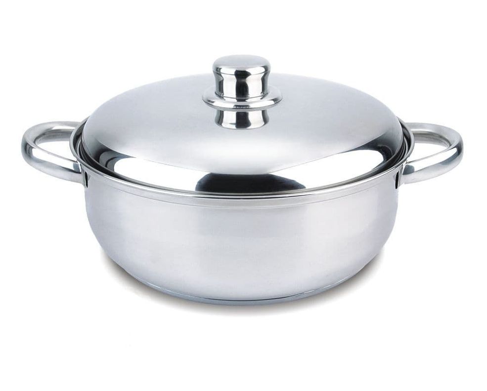 Olla Acero Inoxidable HM 24x8cm-0