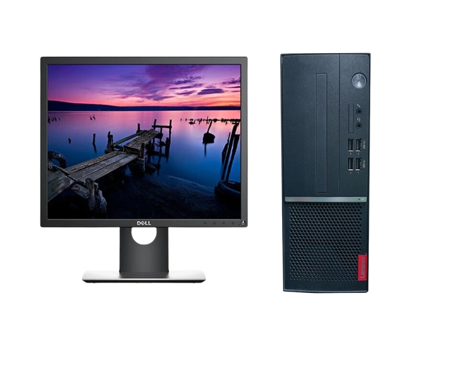 PC LENOVO V50s i5-10400 2.9 GHz/ 8 GB / 256GB SSD/ Monitor DELL 1917S-0