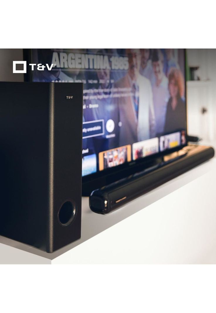 Barra de sonido 2.1 Opt Coaxial Bluetooth HDMI ARC Control-4
