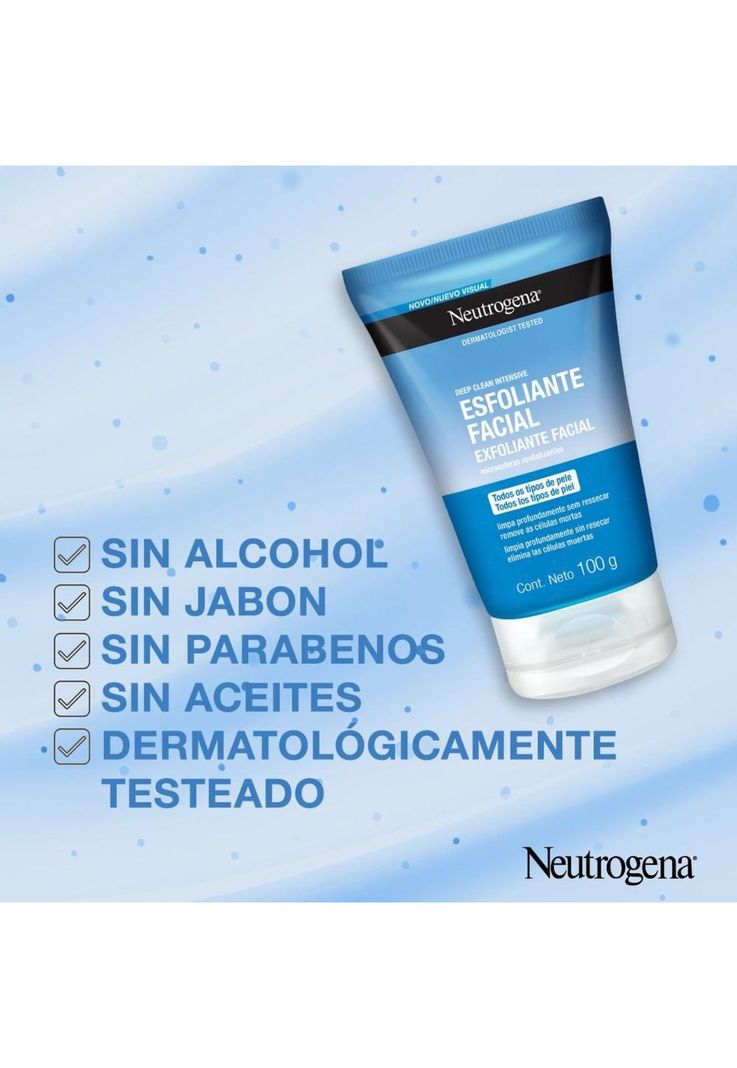Exfoliante Facial Neutrogena® Deep Clean Intensive® 100G-2