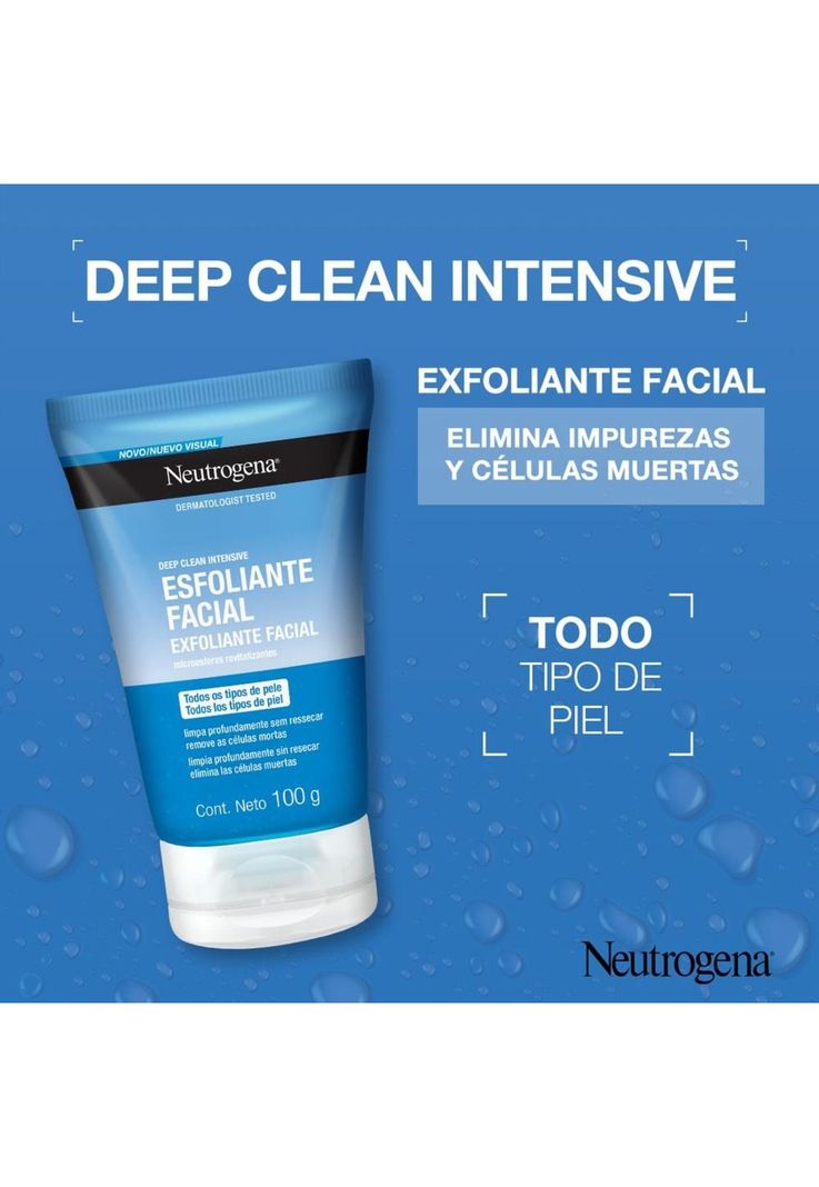 Exfoliante Facial Neutrogena® Deep Clean Intensive® 100G-3