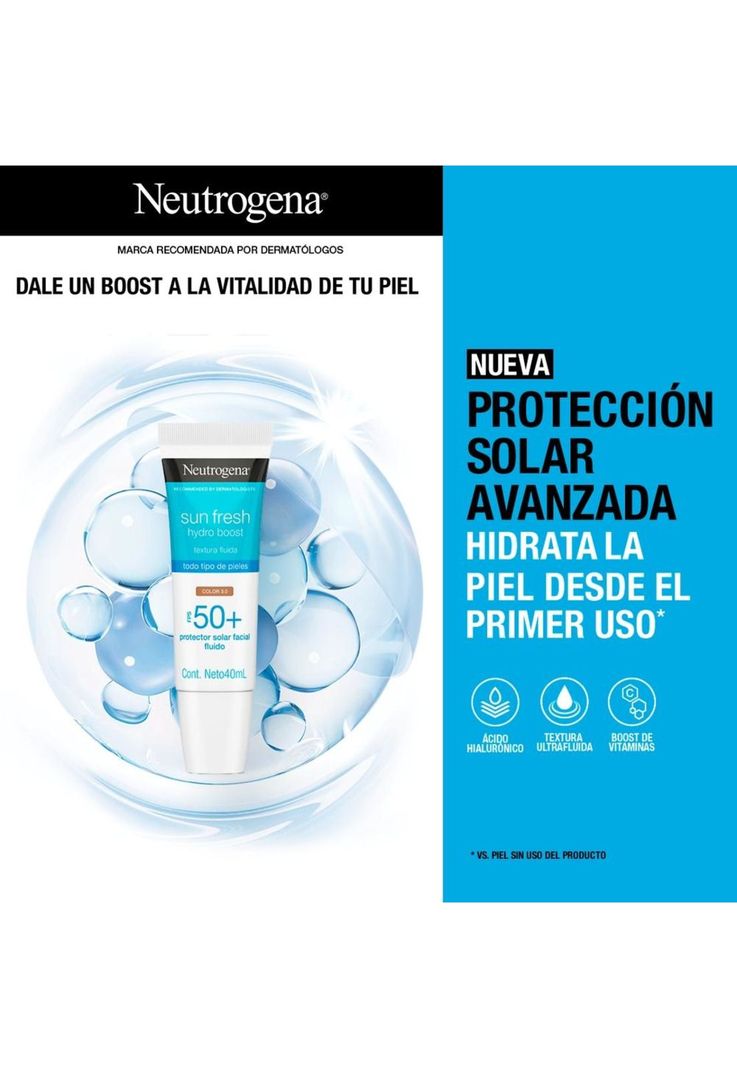 Pack Neutrogena Sun Fresh Hydro Boost Tono Medio Fps 50 40ml-6