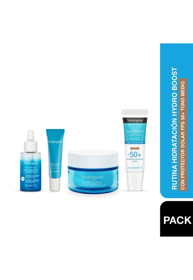 Rutina Hidratación Hydro Boost + Protector Solar Tono Medio-0
