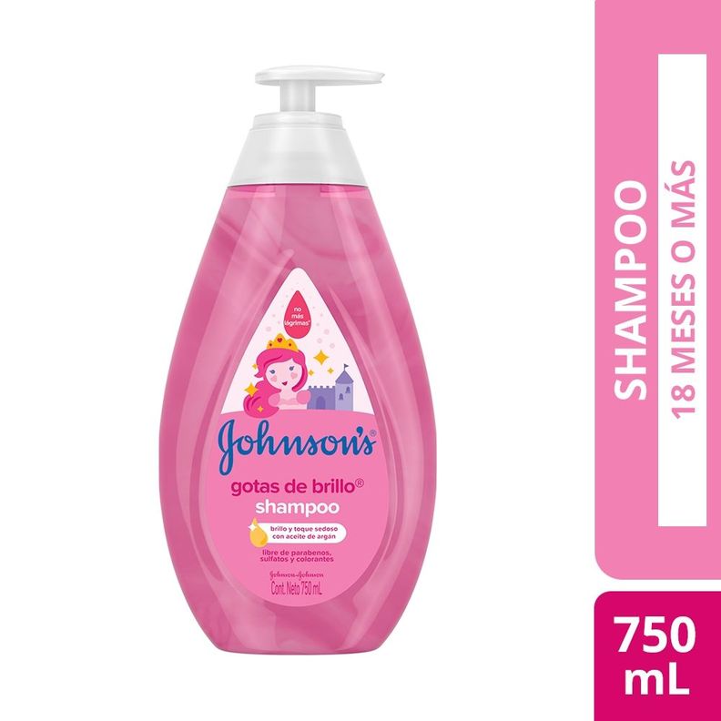 Shampoo para niños JOHNSON'S® GOTAS DE BRILLO® x 750 ml-1