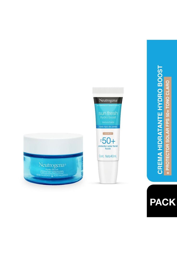 Crema Neutrogena Hydro Boost + Protector Solar Tono Claro-0