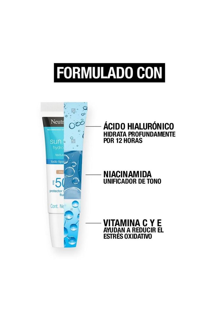 Crema Neutrogena Hydro Boost + Protector Solar Tono Claro-4