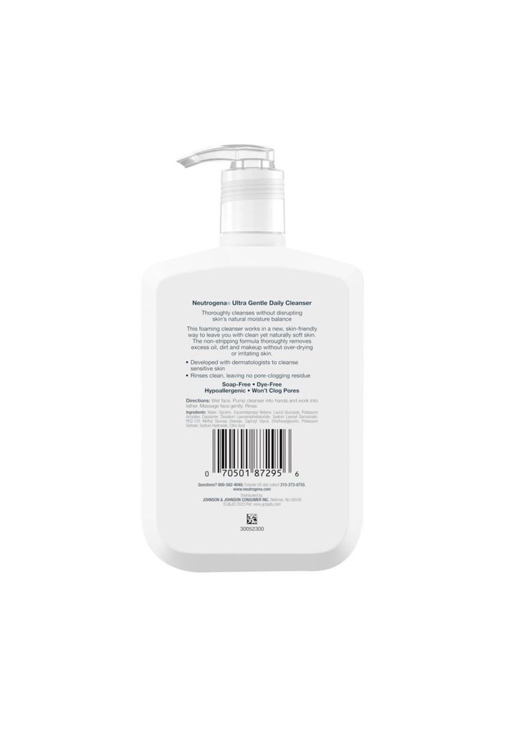 Gel de limpieza NEUTROGENA® Ultra Gentle 354 ml-1