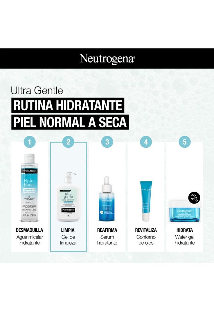 Gel de limpieza NEUTROGENA® Ultra Gentle 354 ml-4