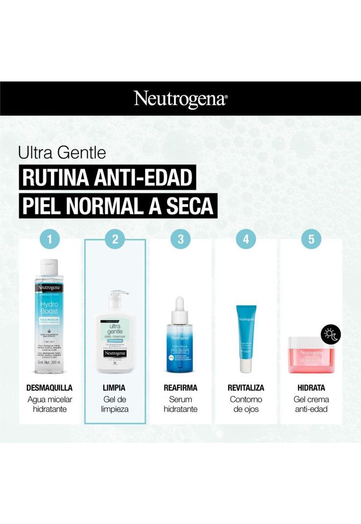 Gel de limpieza NEUTROGENA® Ultra Gentle 354 ml-5