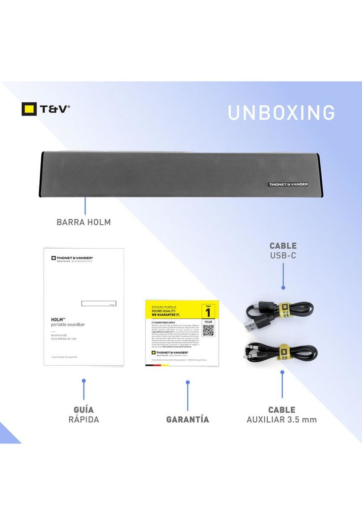 Barra De Sonido Portatil Inalambrico Tws Bateria Smart TV PC-4