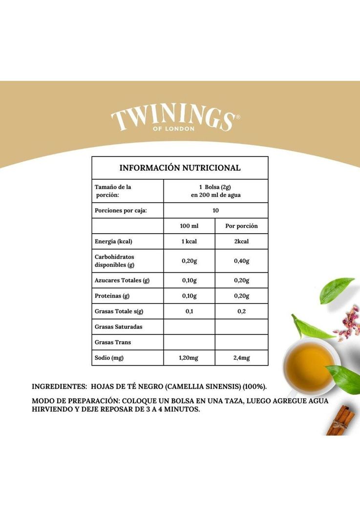 Te Negro Hoja Lata Breakfast 100 Gr - Twinings-1