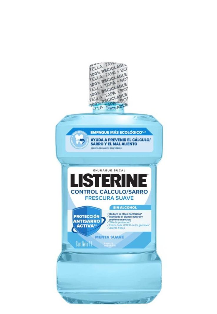 Enjuague Bucal LISTERINE® Control Sarro Zero Alcohol x 1LT-1