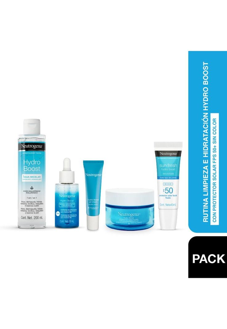 Kit Limpieza e Hidratación Hydro Boost Protector Solar Fps50-0