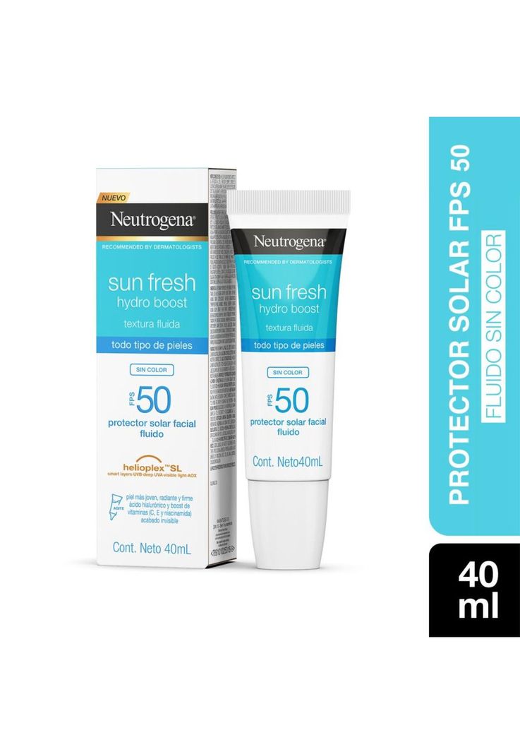 Neutrogena Sun Fresh Hydro Boost Sin Color FPS 50 40mL-0