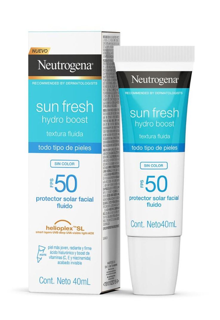 Neutrogena Sun Fresh Hydro Boost Sin Color FPS 50 40mL-1