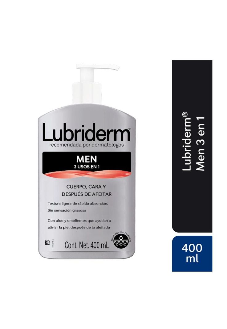 LUBRIDERM® MEN 3 EN 1 x 400 ml-0